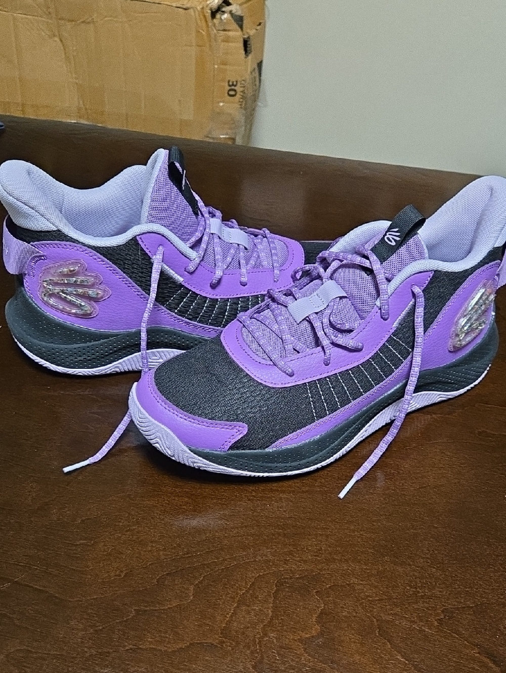 Under Armour Women's Purple and Black Athletic Sneakers